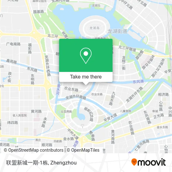 联盟新城一期-1栋 map