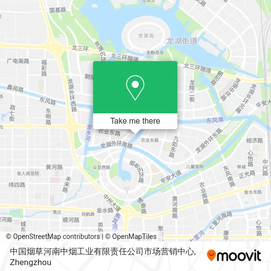 中国烟草河南中烟工业有限责任公司市场营销中心 map