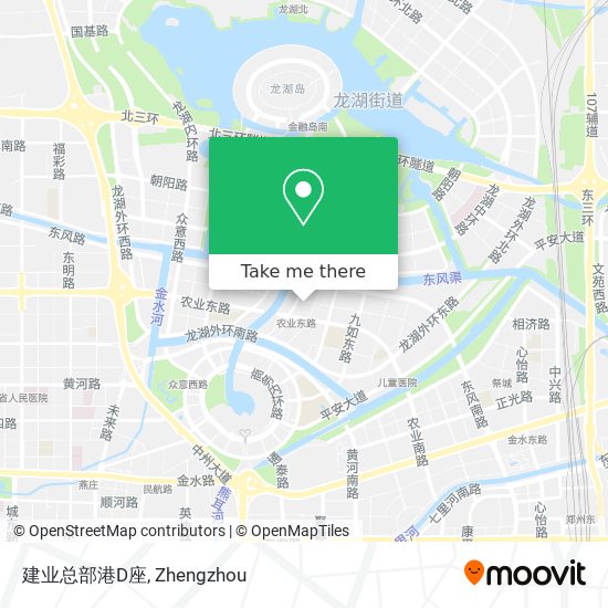 建业总部港D座 map