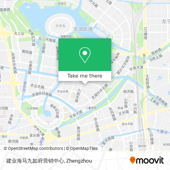 建业海马九如府营销中心 map