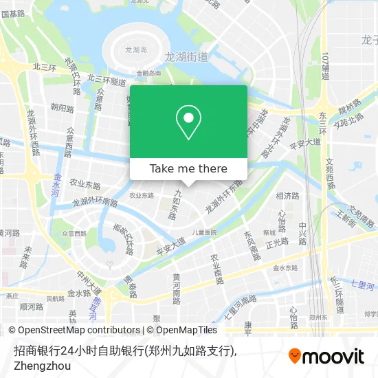 招商银行24小时自助银行(郑州九如路支行) map
