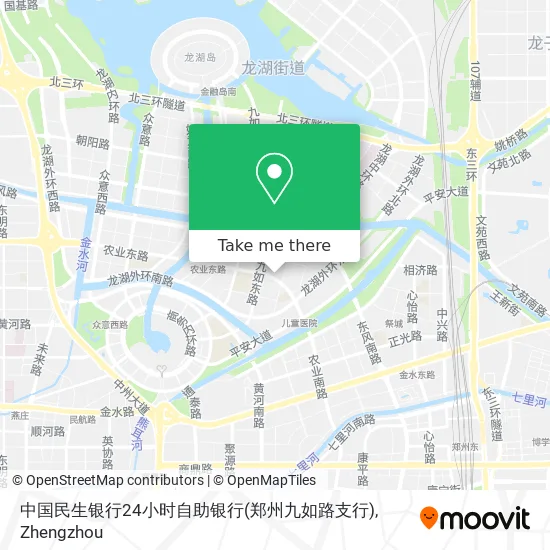 中国民生银行24小时自助银行(郑州九如路支行) map