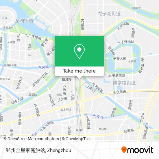 郑州金星家庭旅馆 map