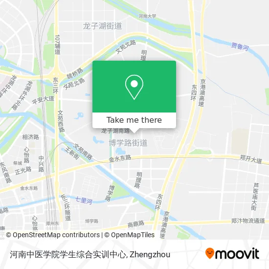 河南中医学院学生综合实训中心 map