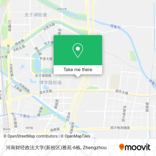 河南财经政法大学(新校区)雅苑-6栋 map