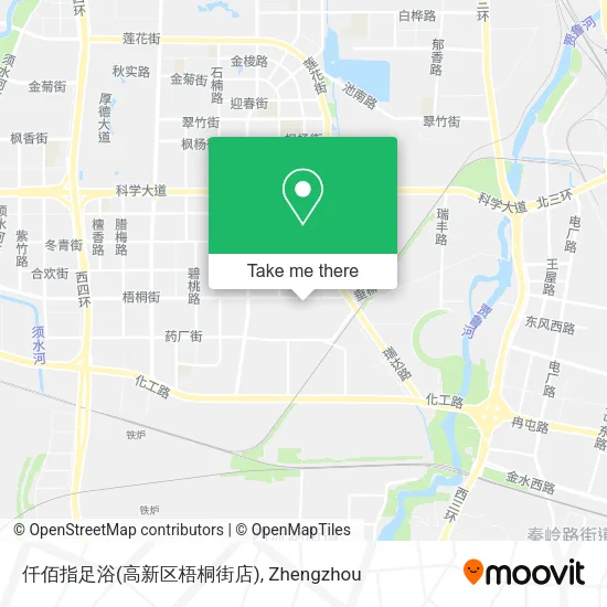 仟佰指足浴(高新区梧桐街店) map