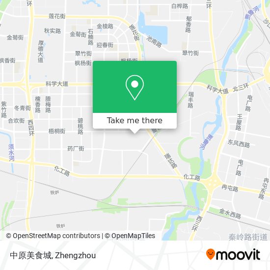 中原美食城 map