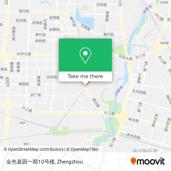 金色嘉园一期10号楼 map