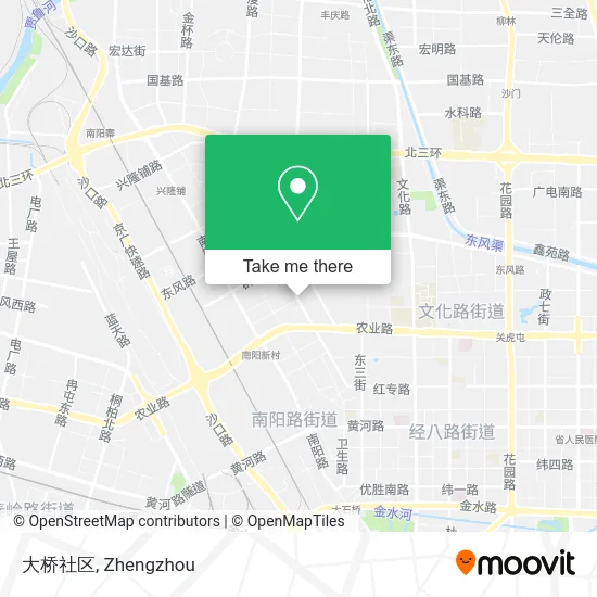 大桥社区 map