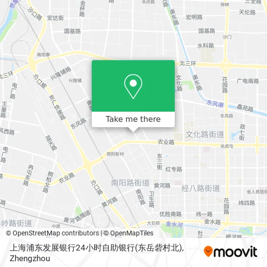 上海浦东发展银行24小时自助银行(东岳砦村北) map