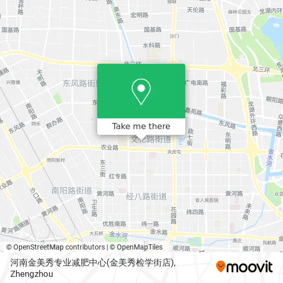 河南金美秀专业减肥中心(金美秀检学街店) map