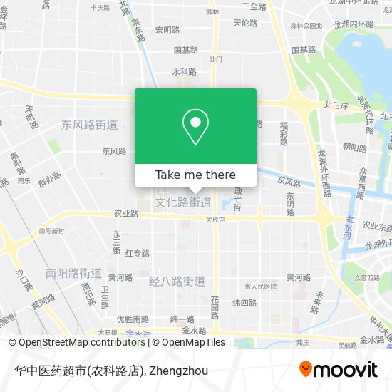 华中医药超市(农科路店) map