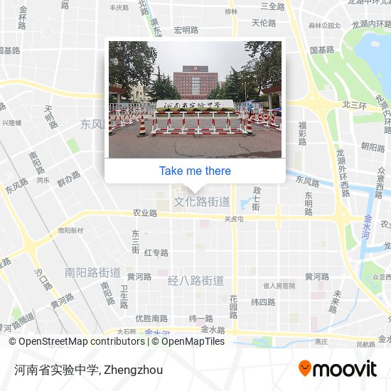 河南省实验中学 map