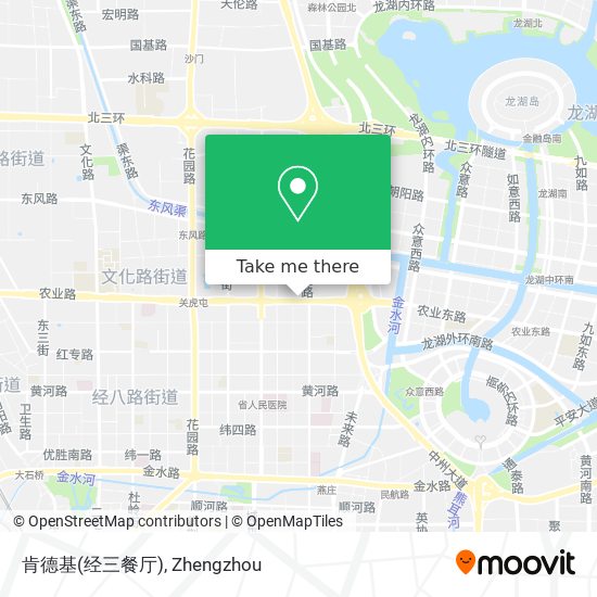 肯德基(经三餐厅) map