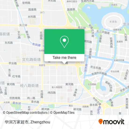 华润万家超市 map