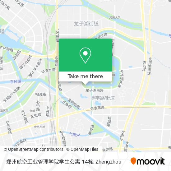 郑州航空工业管理学院学生公寓-14栋 map