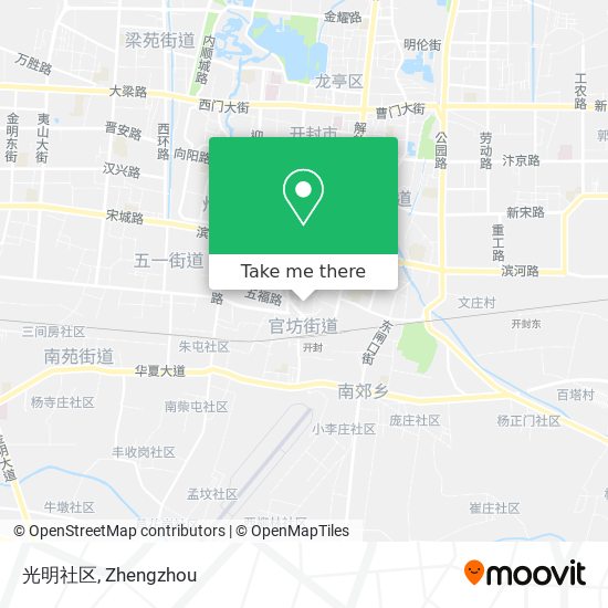 光明社区 map