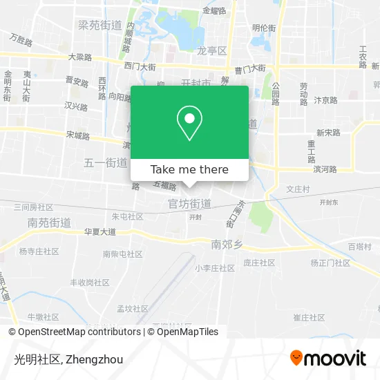 光明社区 map