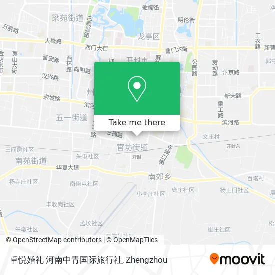 卓悦婚礼 河南中青国际旅行社 map