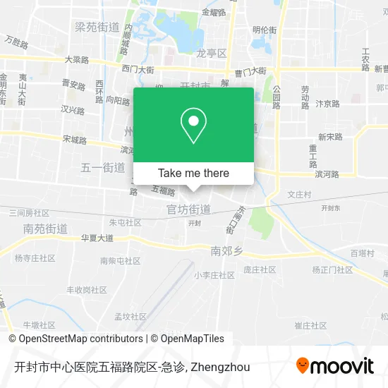 开封市中心医院五福路院区-急诊 map