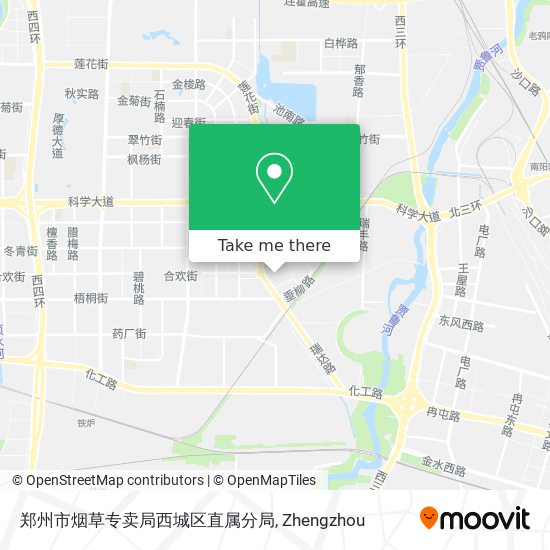 郑州市烟草专卖局西城区直属分局 map