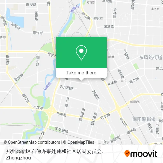 郑州高新区石佛办事处通和社区居民委员会 map