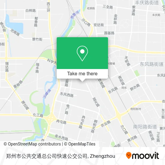 郑州市公共交通总公司快速公交公司 map