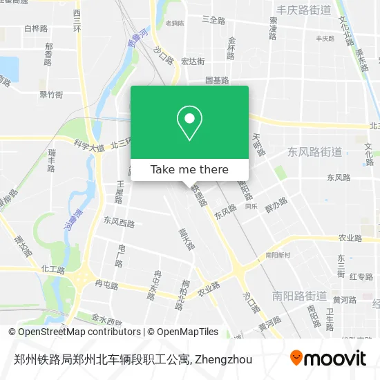 郑州铁路局郑州北车辆段职工公寓 map