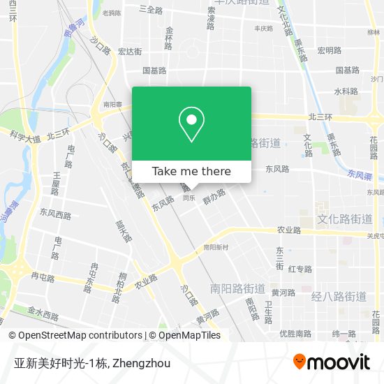亚新美好时光-1栋 map