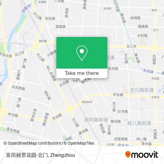 富田丽景花园-北门 map