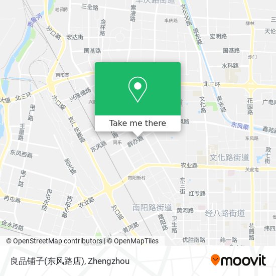 良品铺子(东风路店) map