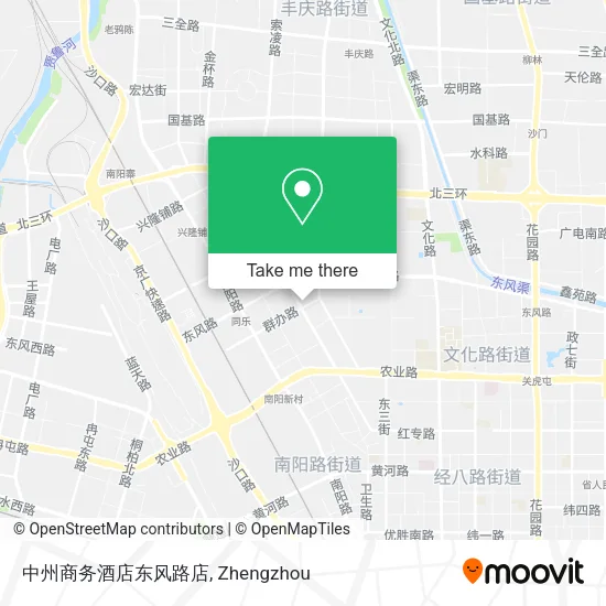 中州商务酒店东风路店 map