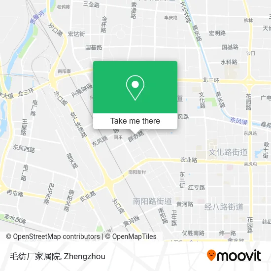毛纺厂家属院 map