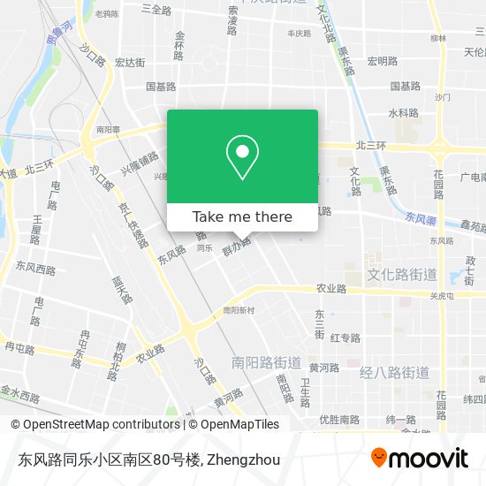 东风路同乐小区南区80号楼 map