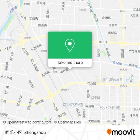 同乐小区 map