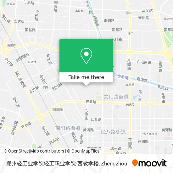 郑州轻工业学院轻工职业学院-西教学楼 map