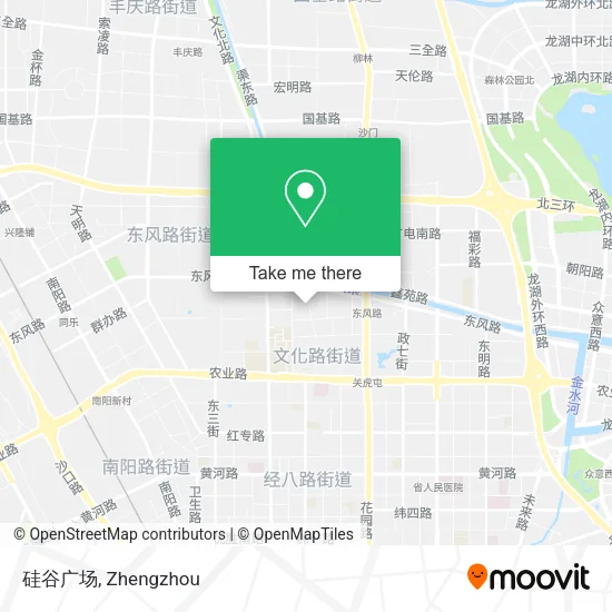 硅谷广场 map