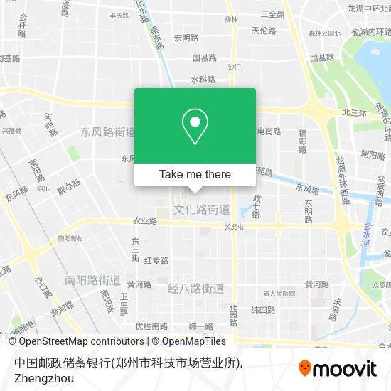 中国邮政储蓄银行(郑州市科技市场营业所) map