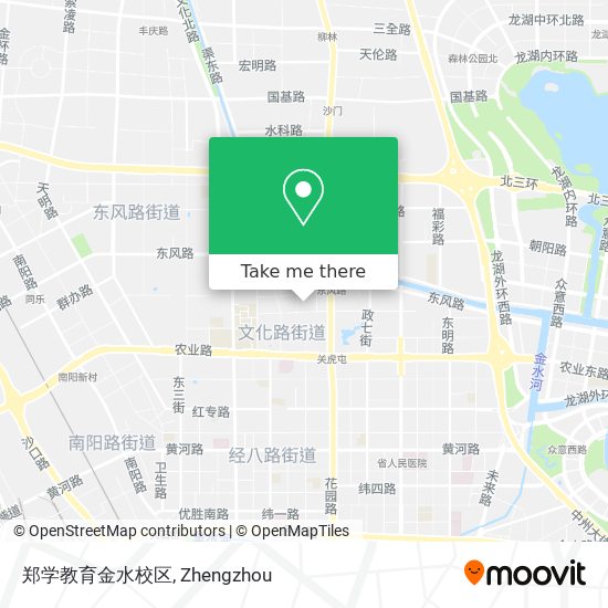 郑学教育金水校区 map