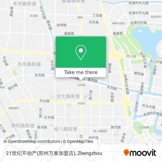 21世纪不动产(郑州万泰加盟店) map