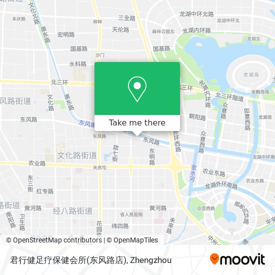 君行健足疗保健会所(东风路店) map