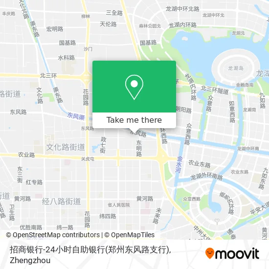 招商银行-24小时自助银行(郑州东风路支行) map