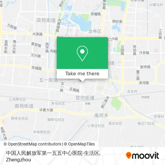 中国人民解放军第一五五中心医院-生活区 map
