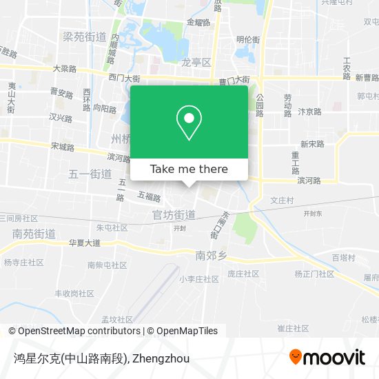 鸿星尔克(中山路南段) map