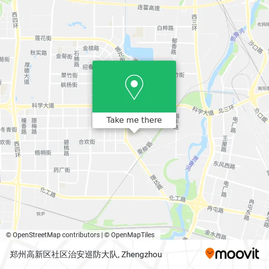 郑州高新区社区治安巡防大队 map
