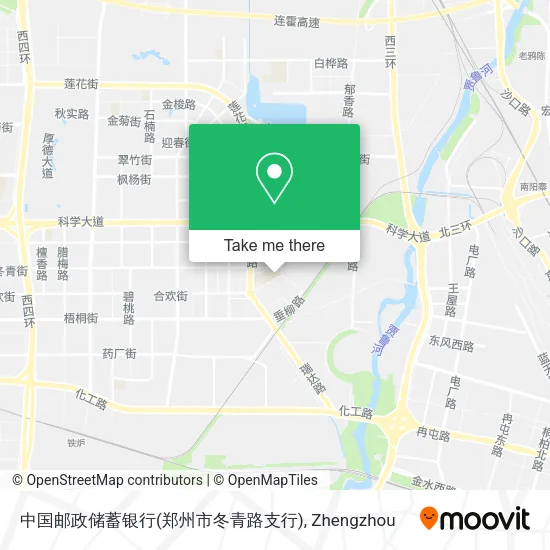 中国邮政储蓄银行(郑州市冬青路支行) map