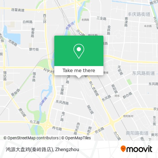 鸿源大盘鸡(秦岭路店) map