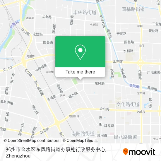 郑州市金水区东风路街道办事处行政服务中心 map