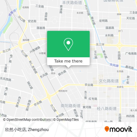 欣然小吃店 map