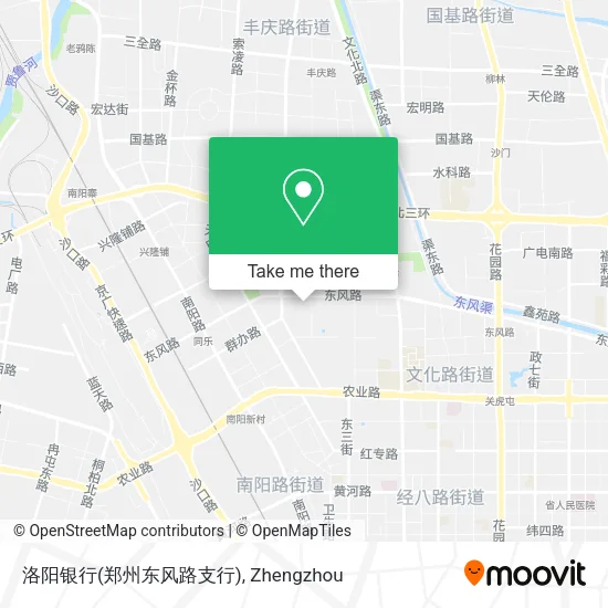 洛阳银行(郑州东风路支行) map